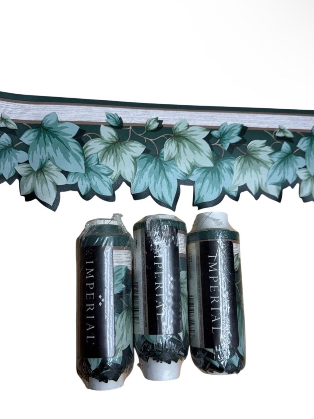 Vintage Wallpaper Border Vines Greenery Cottage Core Imperial 3 Rolls NEW